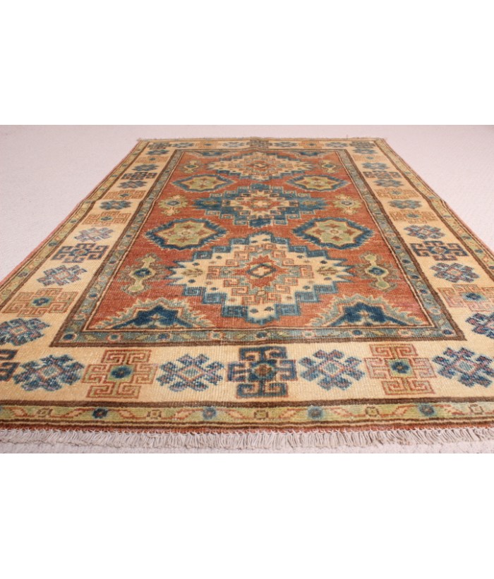 Ghazni- Ghazni: 150 x 92cm: A beautiful vegetable-dyed rug wove